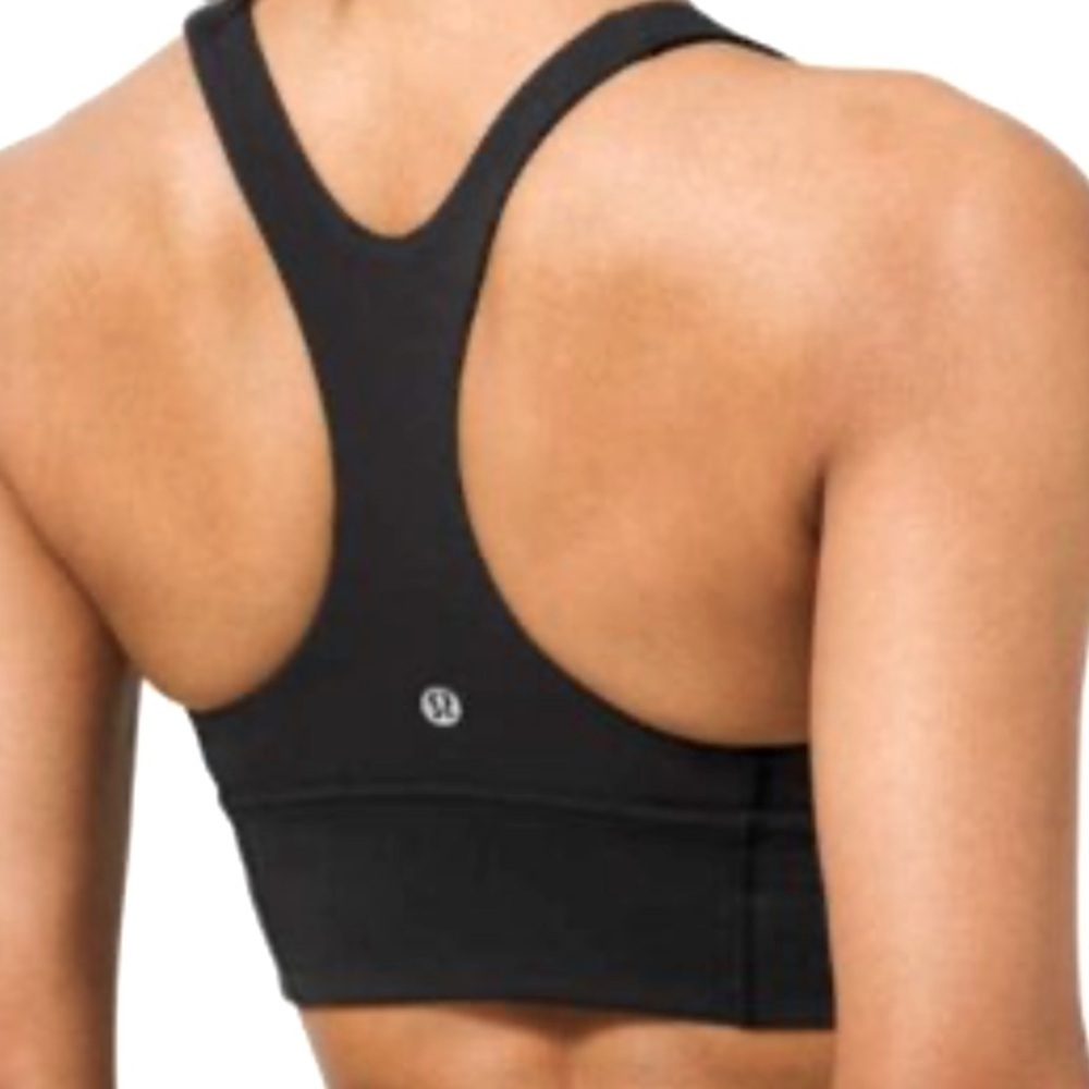 LULULEMON WUNDER TRAIN LL BRA SIZE 4 NWT BLACK COLOR NWT